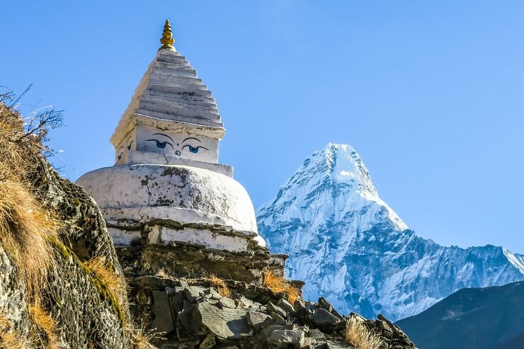 Widok na Mount Everest